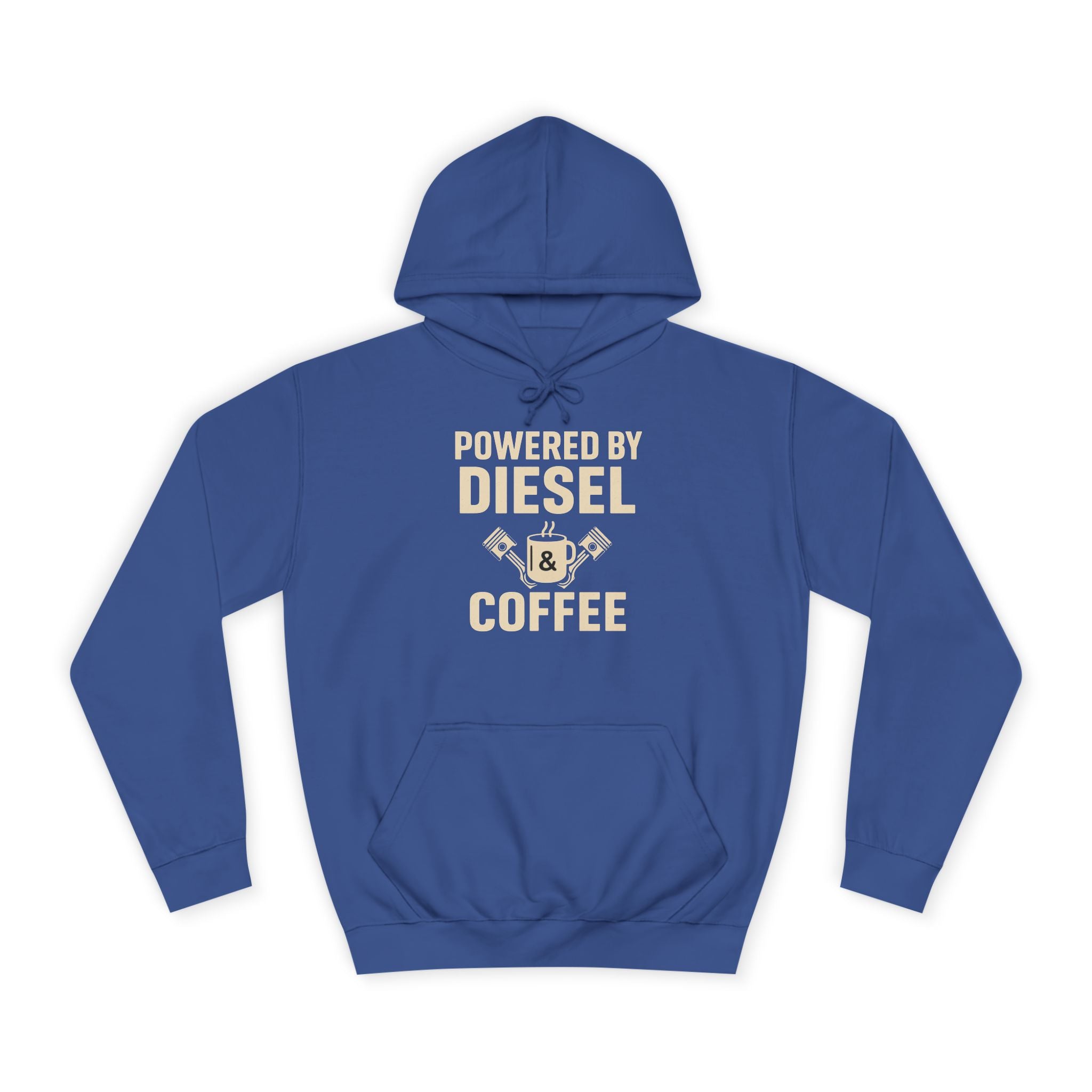 Hoodie — "Powered by Diesel & Coffee" (EU)