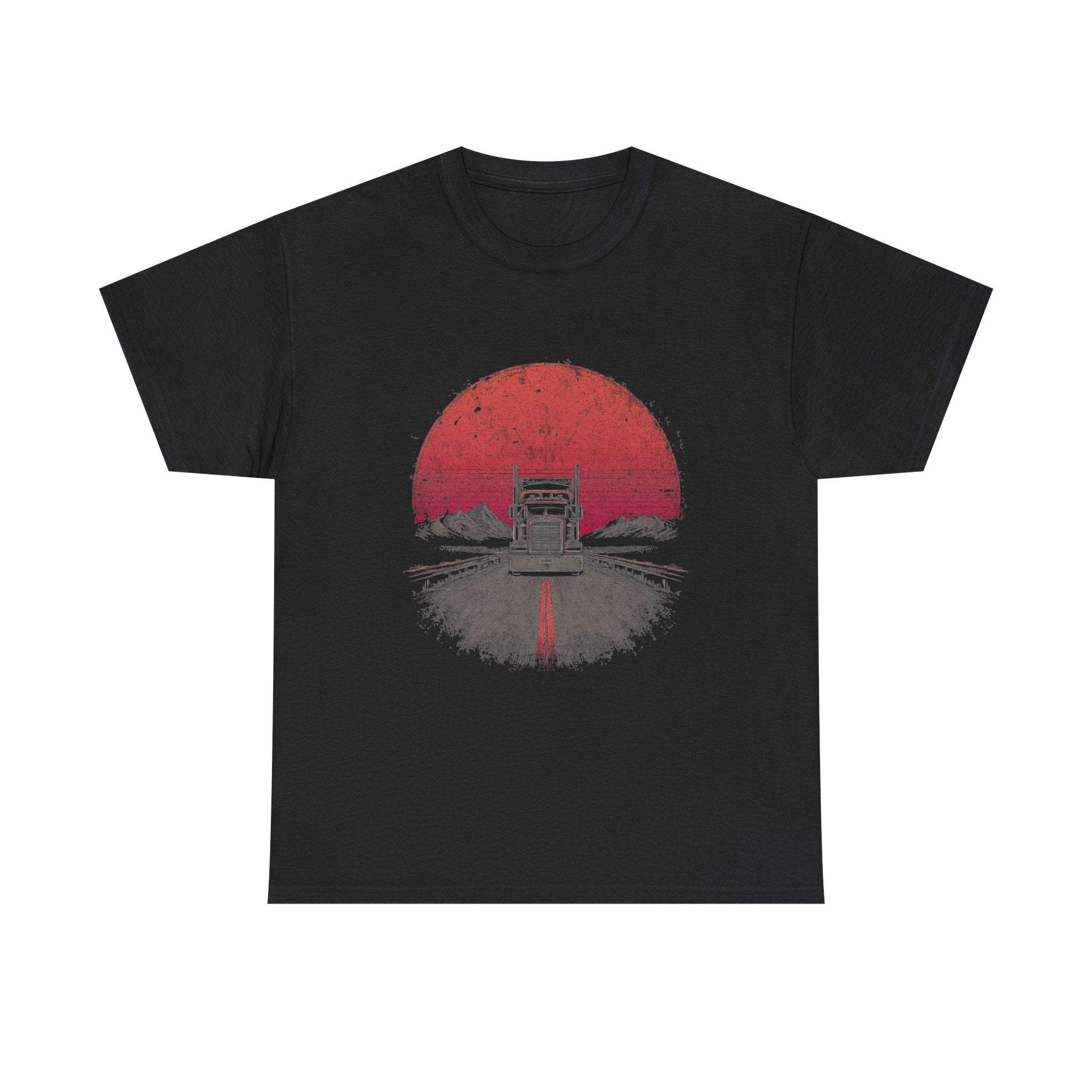 (EU) Retro Sunset Bridge T‑Shirt