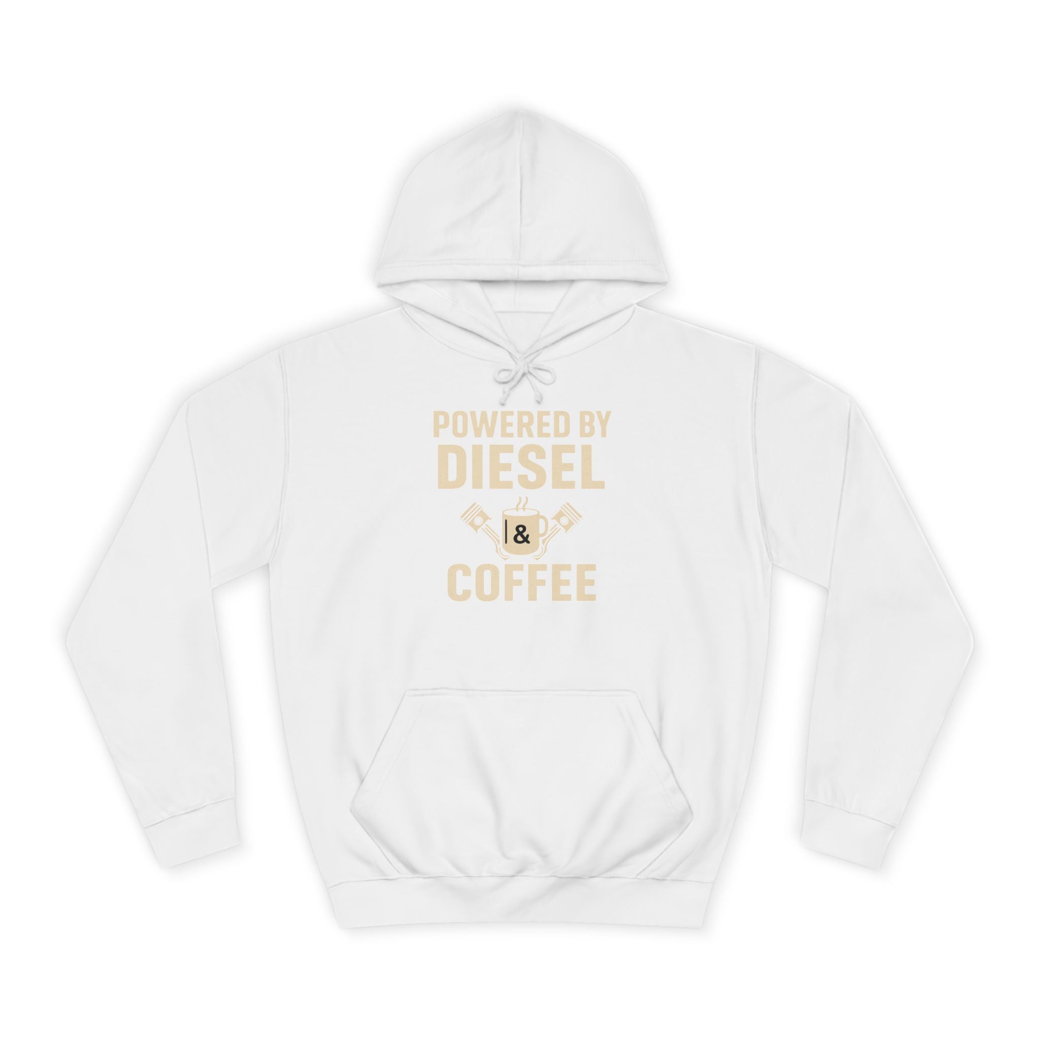Hoodie — "Powered by Diesel & Coffee" (EU)