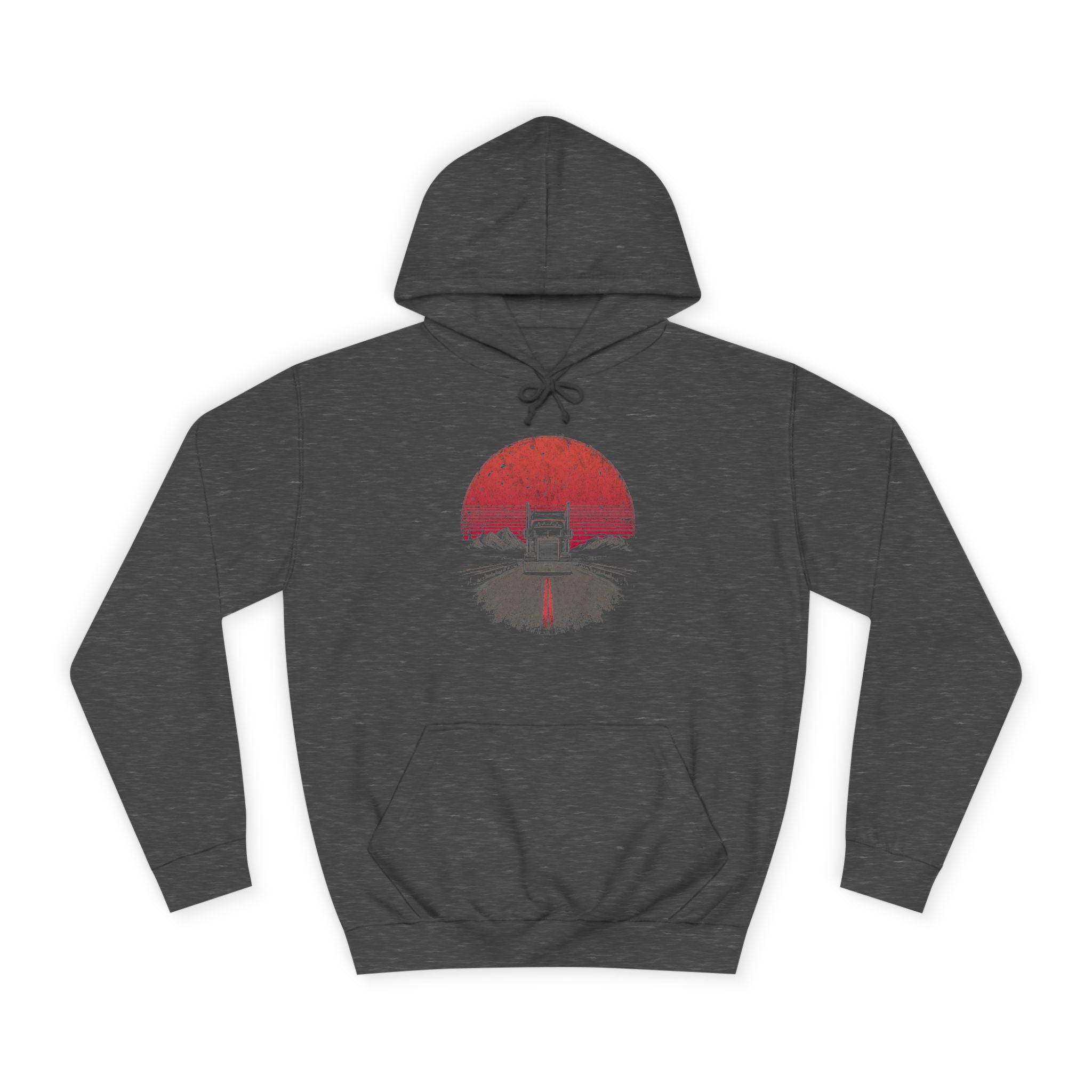 (EU) Hoodie — Vintage Sunset Truck