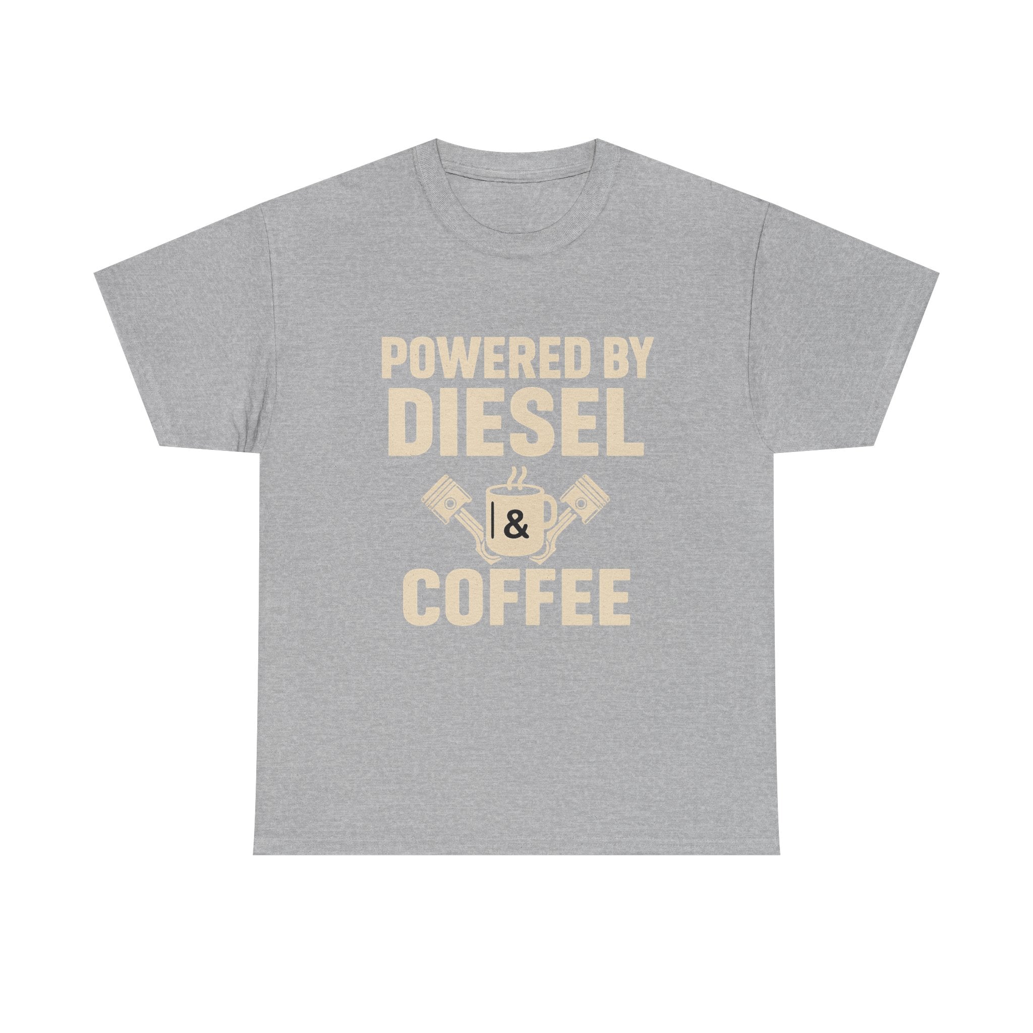 Diesel & Coffee T-Shirt - "Powered by Diesel & Coffee" (EU)