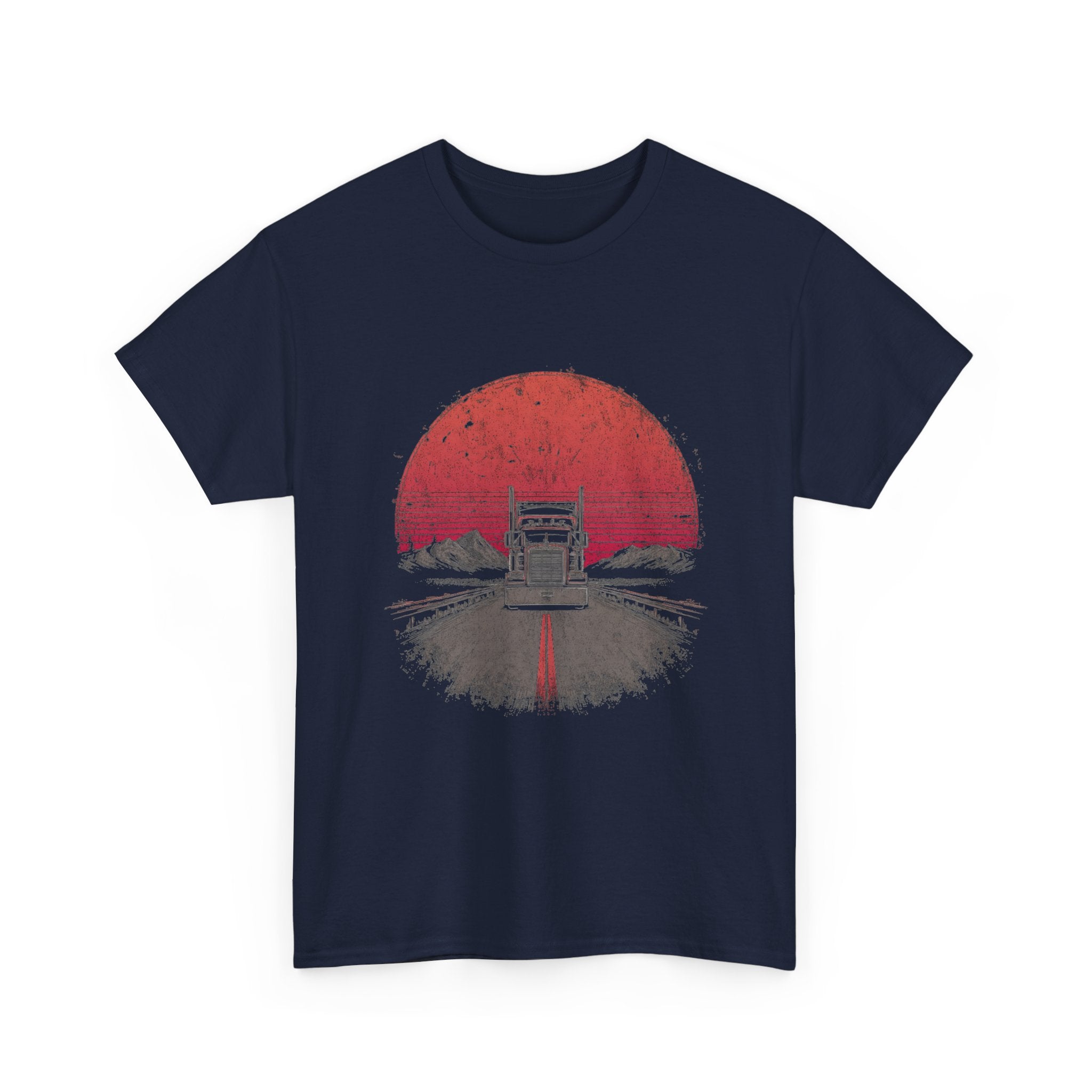 (EU) Retro Sunset Bridge T‑Shirt