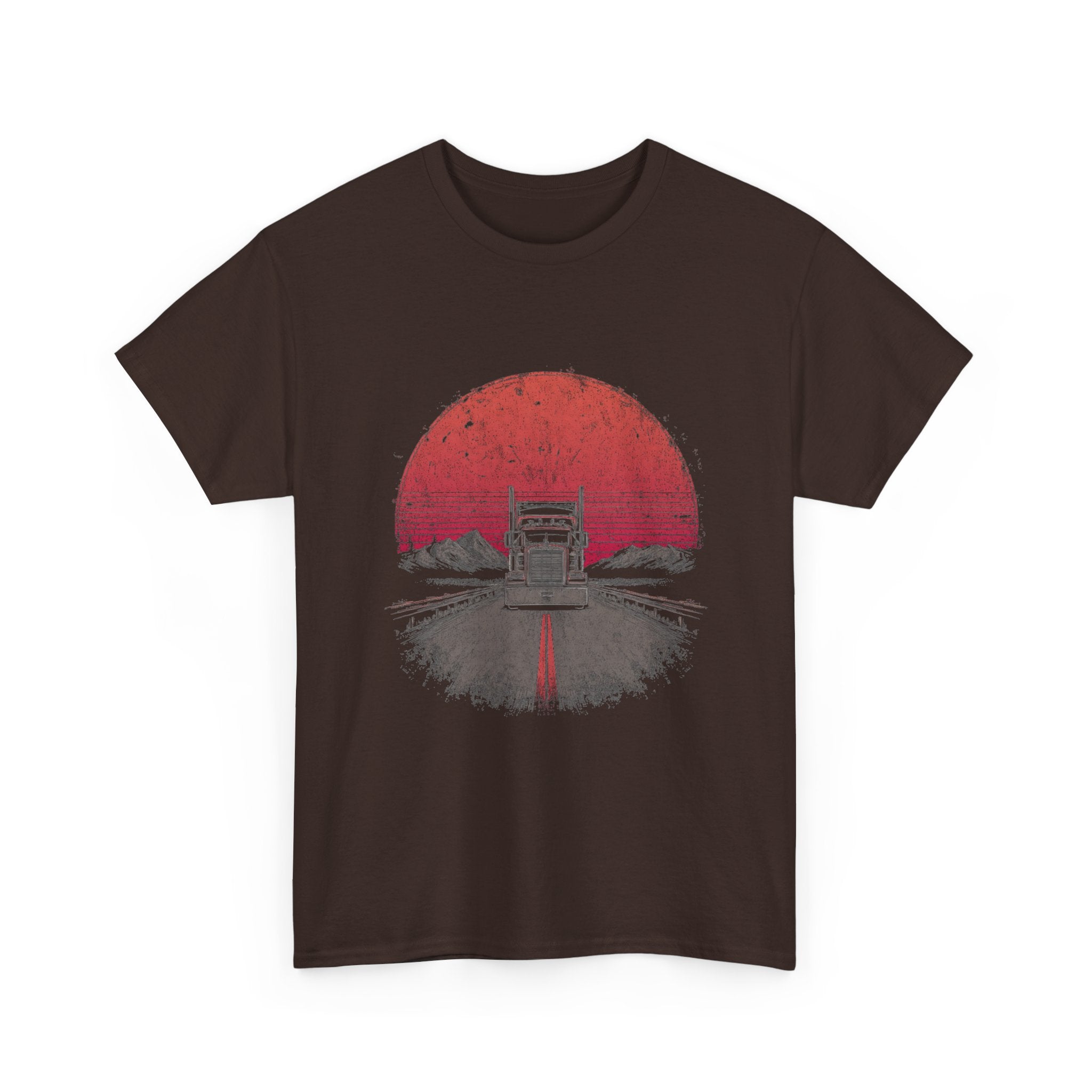 (EU) Retro Sunset Bridge T‑Shirt
