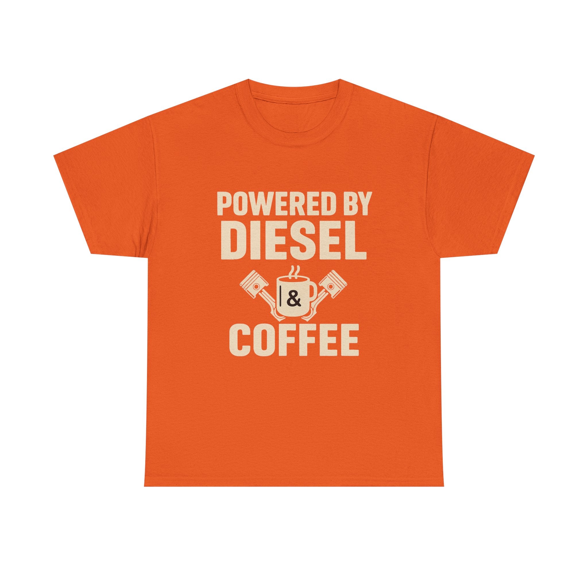 Diesel & Coffee T-Shirt - "Powered by Diesel & Coffee" (EU)
