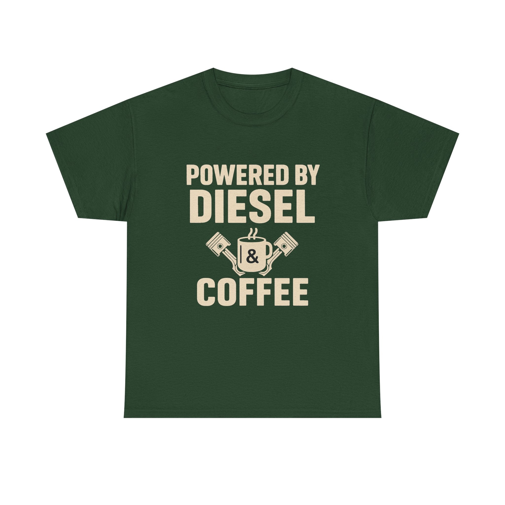 Diesel & Coffee T-Shirt - "Powered by Diesel & Coffee" (EU)
