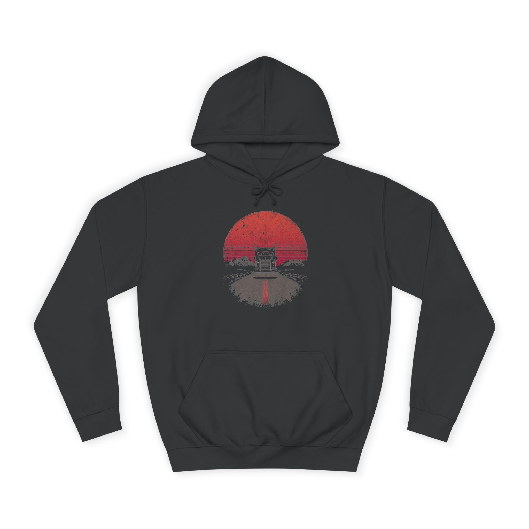 (EU) Hoodie — Vintage Sunset Truck
