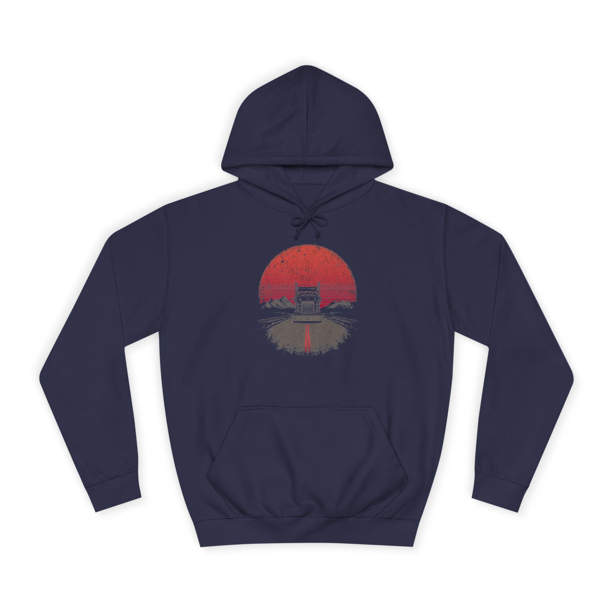(EU) Hoodie — Vintage Sunset Truck