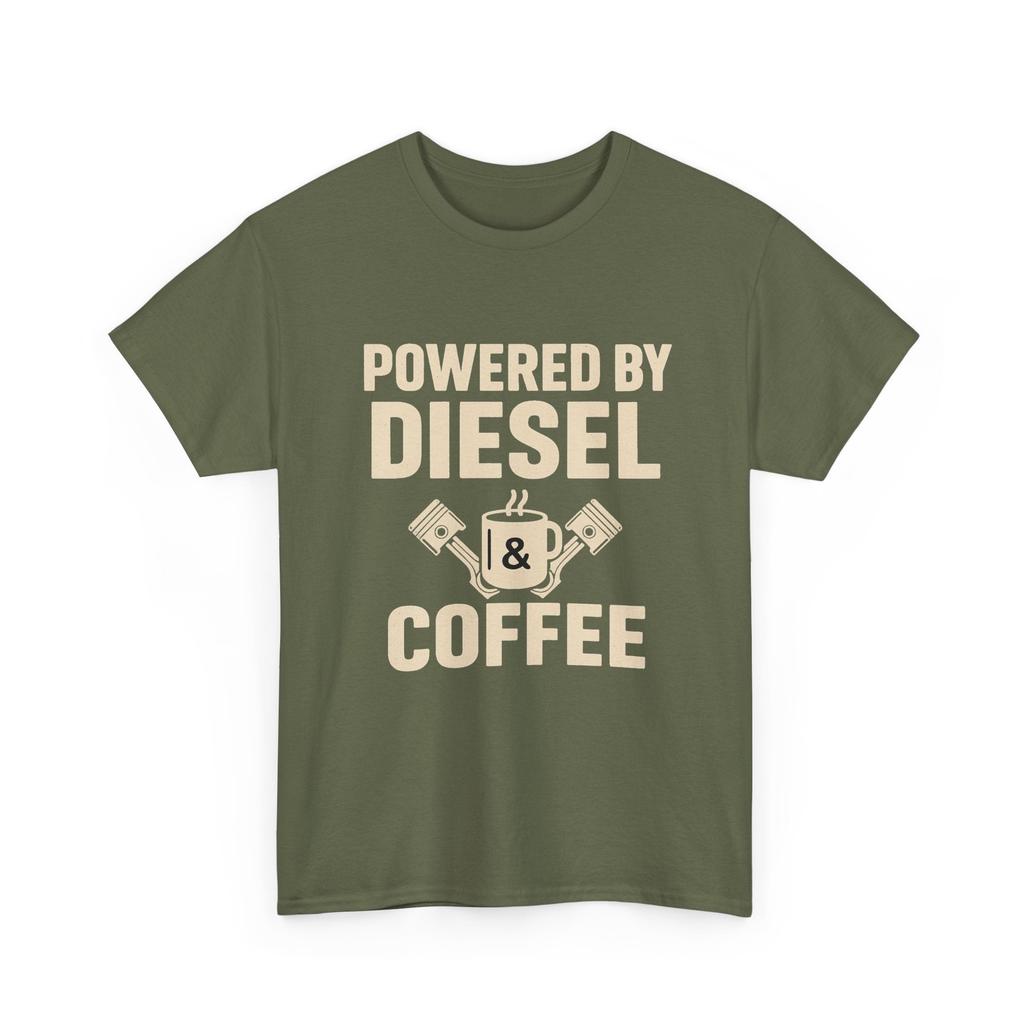 Diesel & Coffee T-Shirt - "Powered by Diesel & Coffee" (EU)