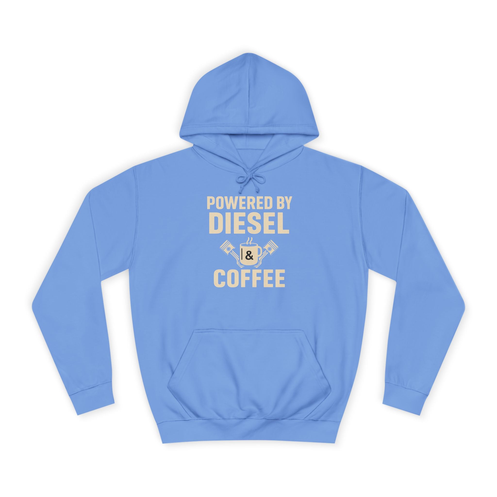 Hoodie — "Powered by Diesel & Coffee" (EU)
