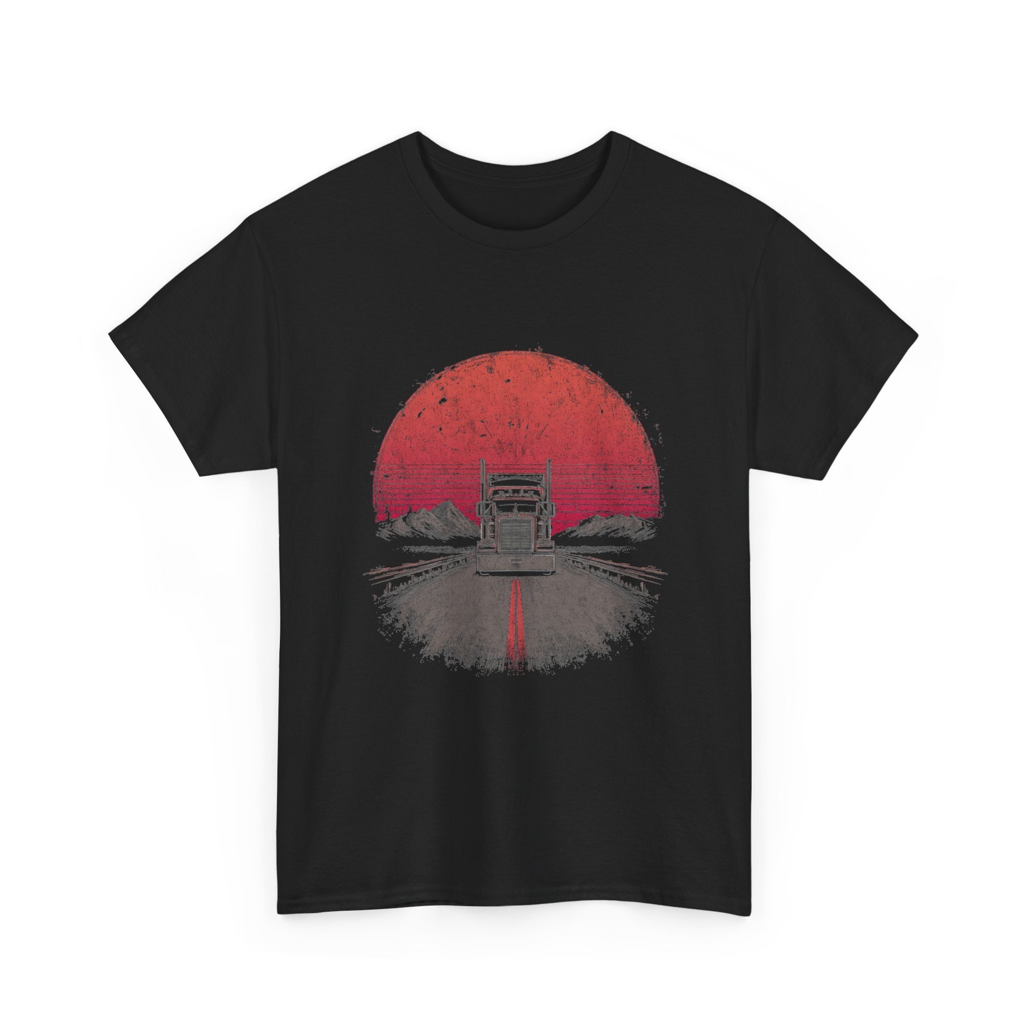 (EU) Retro Sunset Bridge T‑Shirt