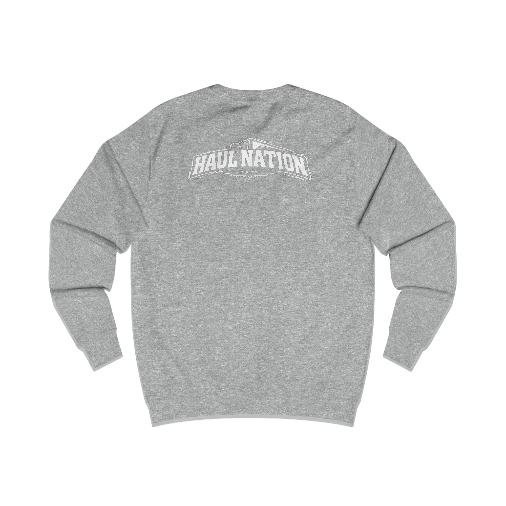 (EU) Haul Nation Logo Sweatshirt — Crewneck Trucking Graphic Sweatshirt