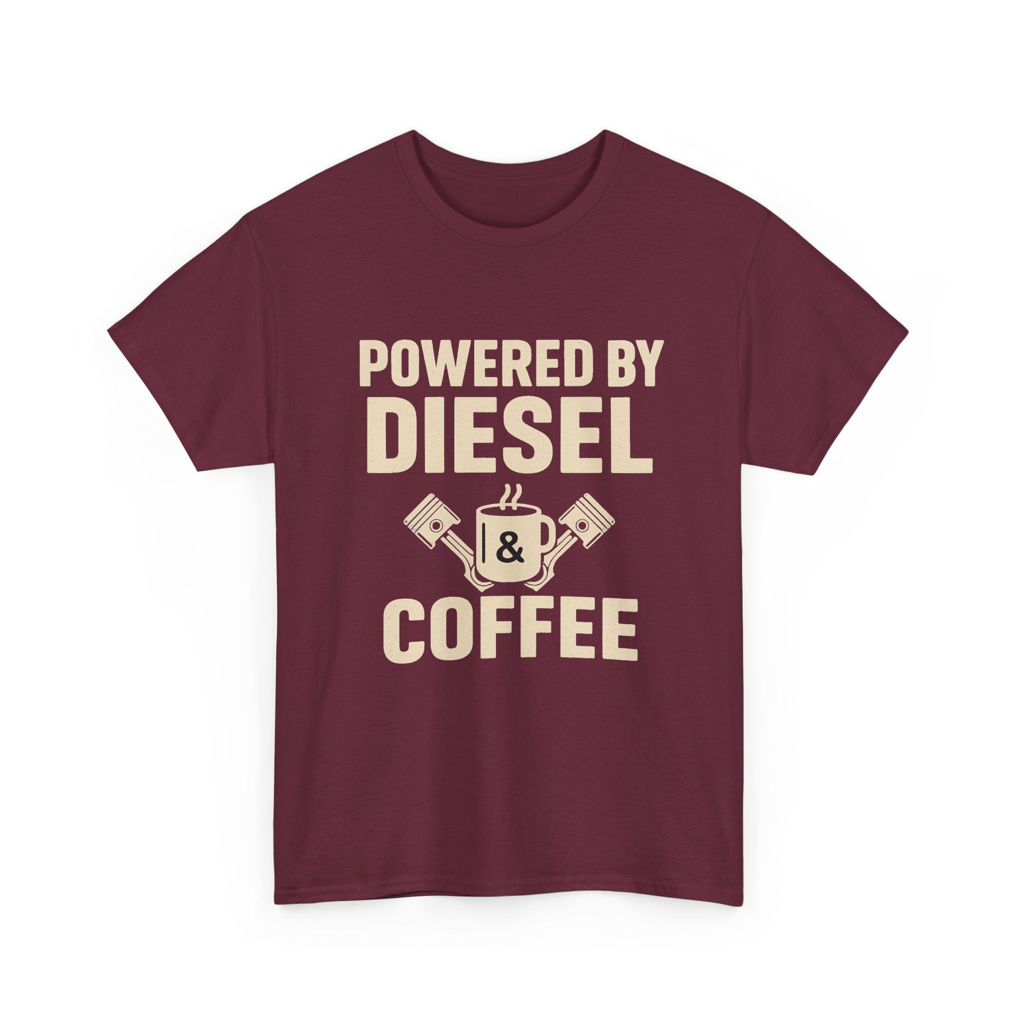 Diesel & Coffee T-Shirt - "Powered by Diesel & Coffee" (EU)