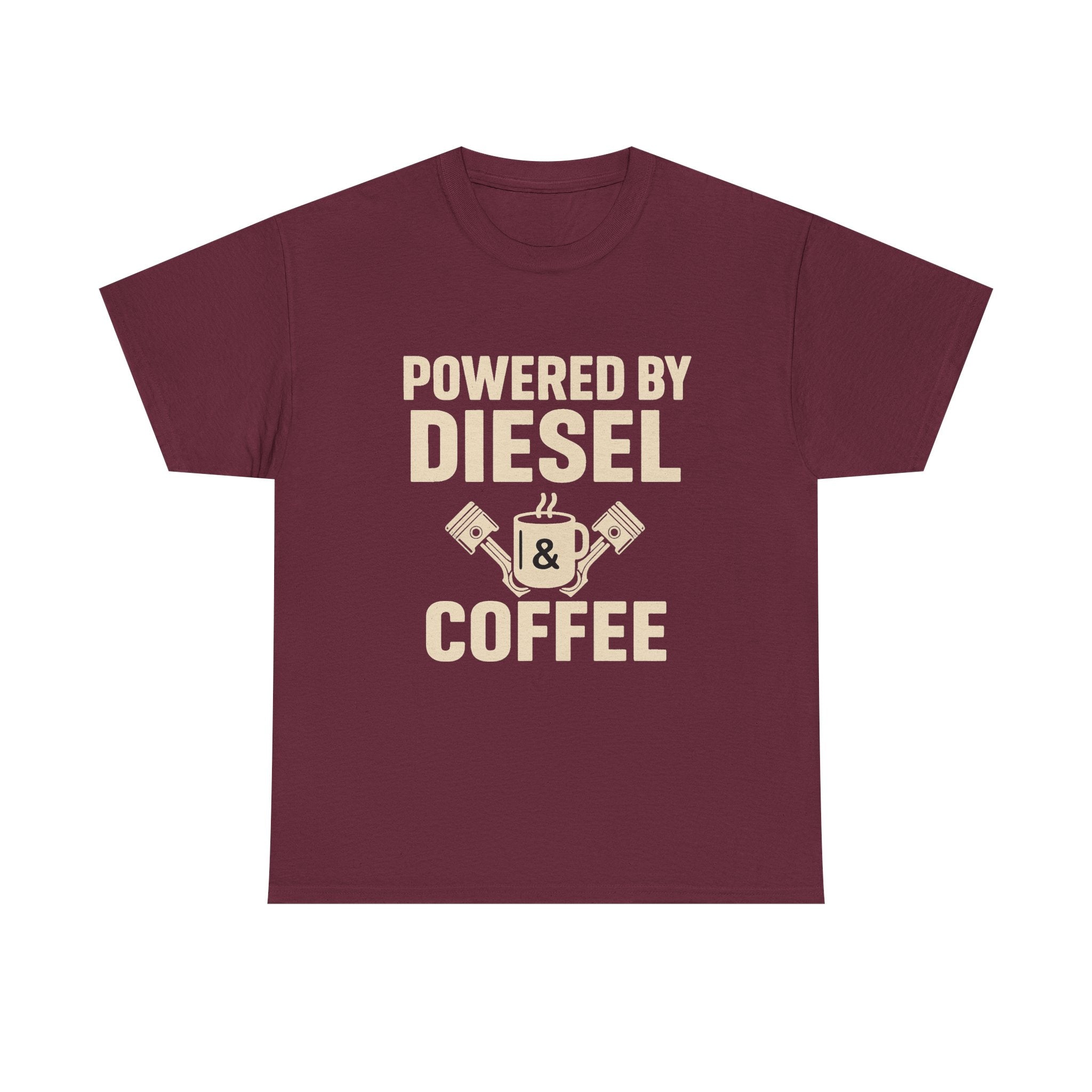 Diesel & Coffee T-Shirt - "Powered by Diesel & Coffee" (EU)