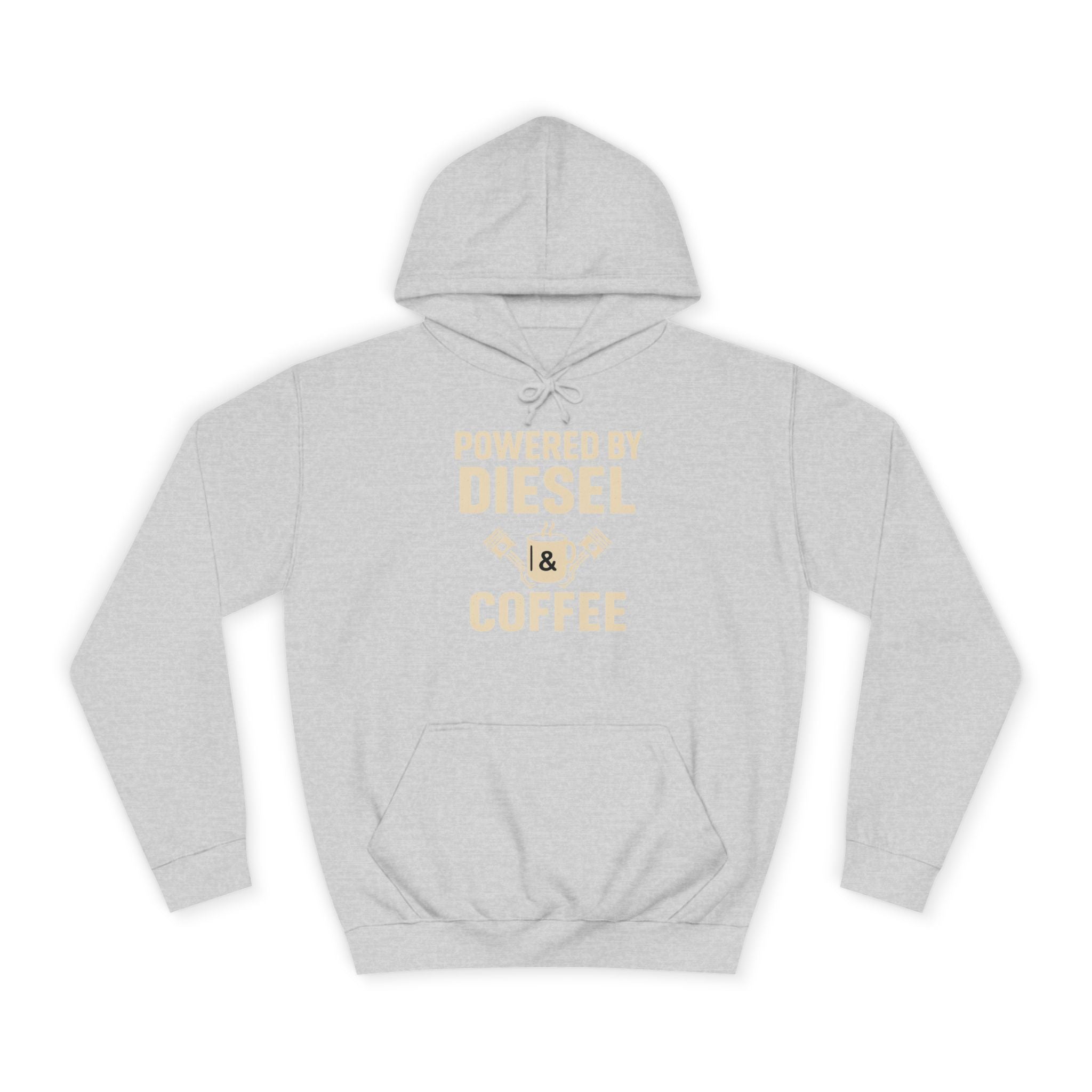 Hoodie — "Powered by Diesel & Coffee" (EU)