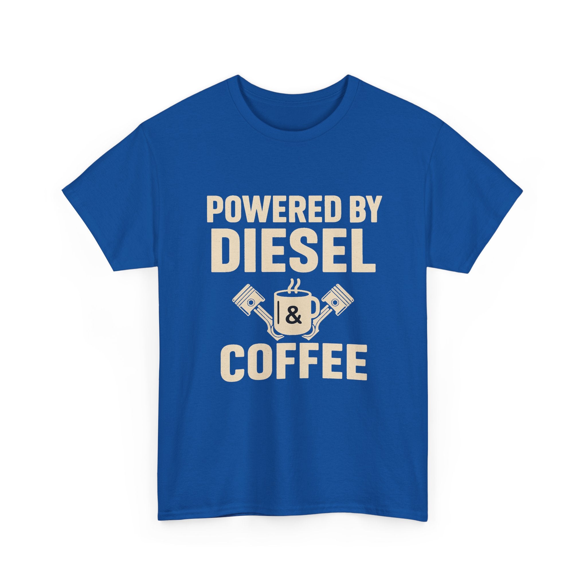 Diesel & Coffee T-Shirt - "Powered by Diesel & Coffee" (EU)