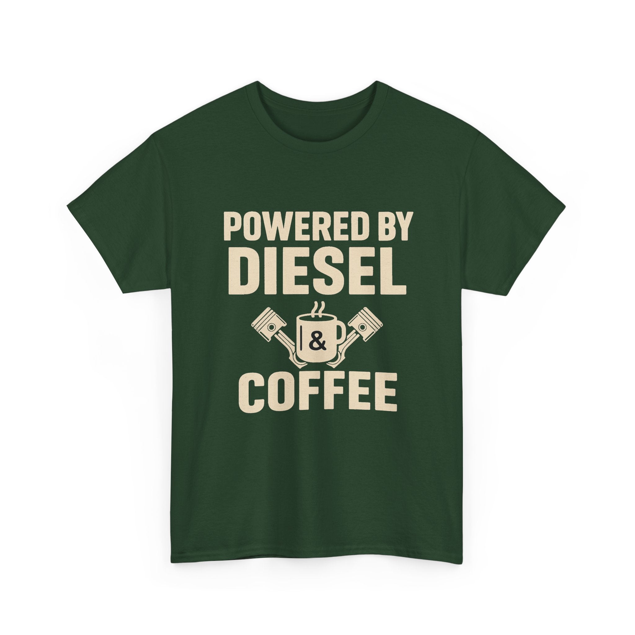Diesel & Coffee T-Shirt - "Powered by Diesel & Coffee" (EU)