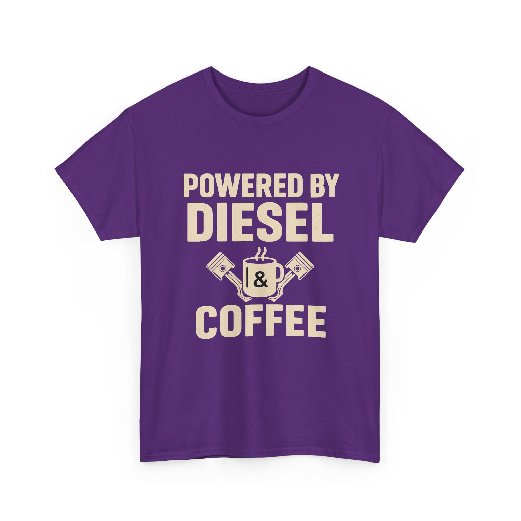 Diesel & Coffee T-Shirt - "Powered by Diesel & Coffee" (EU)