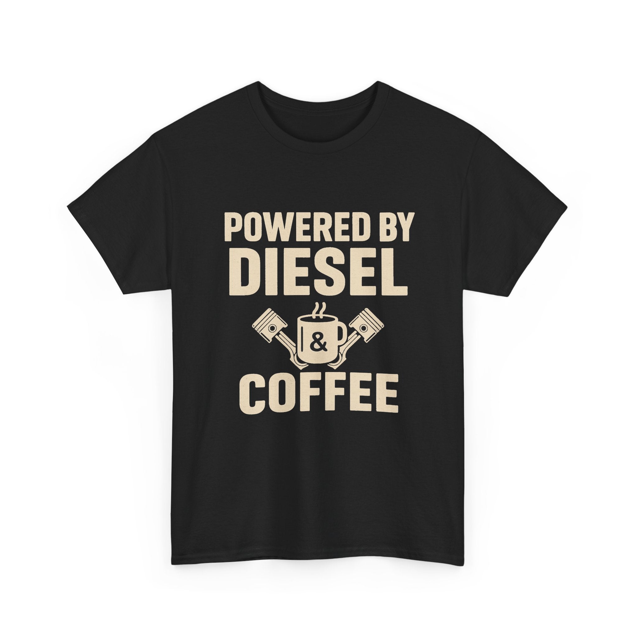 Diesel & Coffee T-Shirt - "Powered by Diesel & Coffee" (EU)