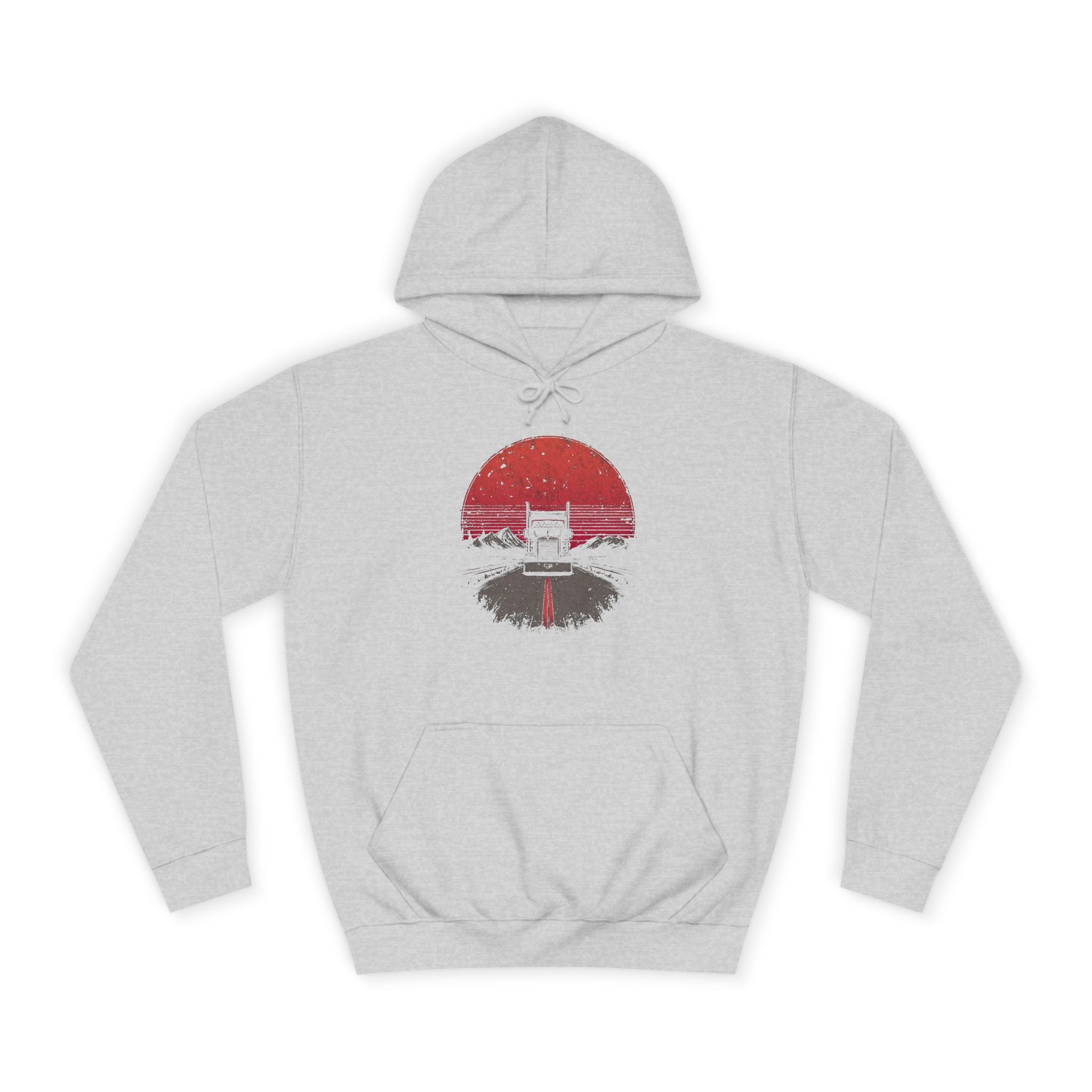 (EU) Hoodie — Vintage Sunset Truck