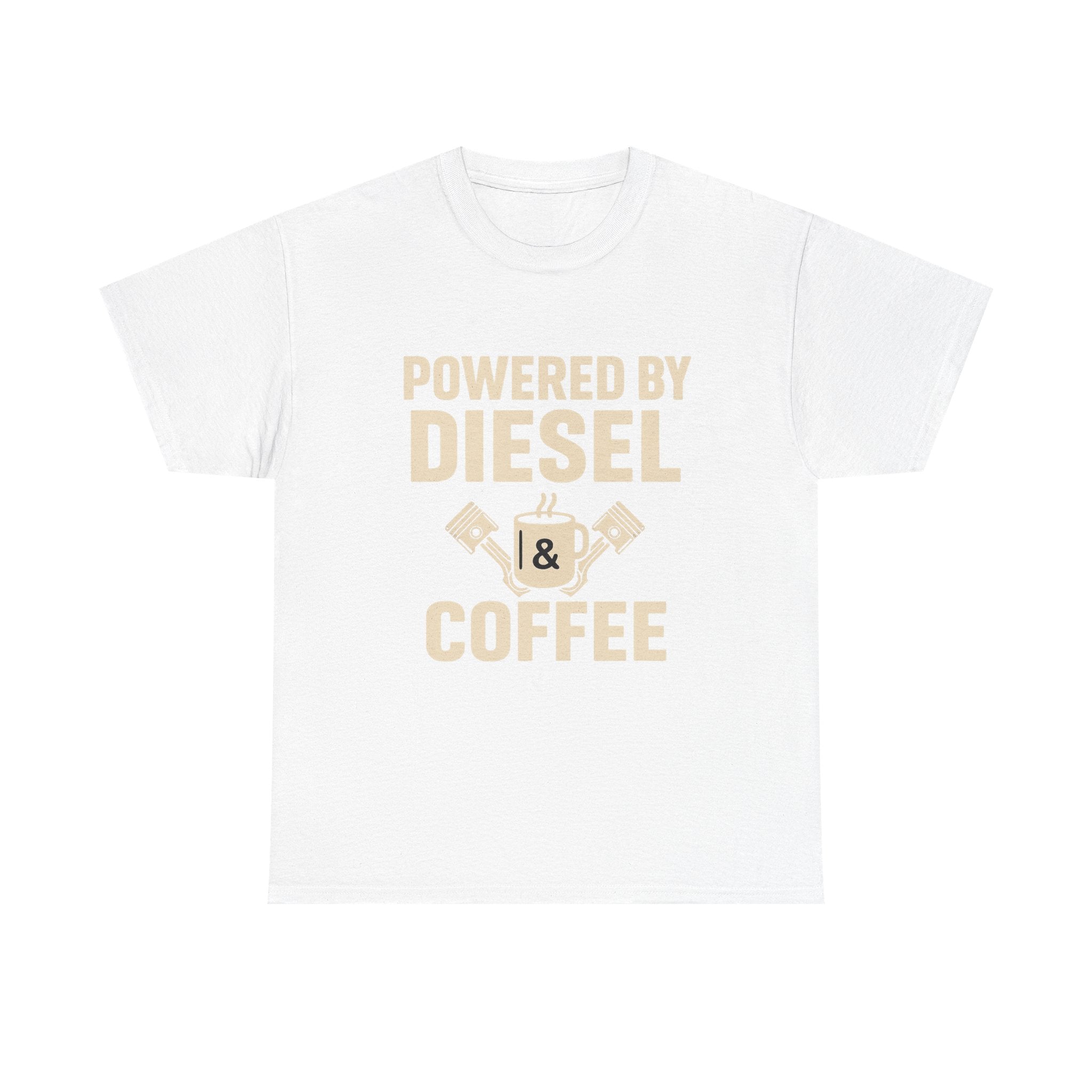 Diesel & Coffee T-Shirt - "Powered by Diesel & Coffee" (EU)