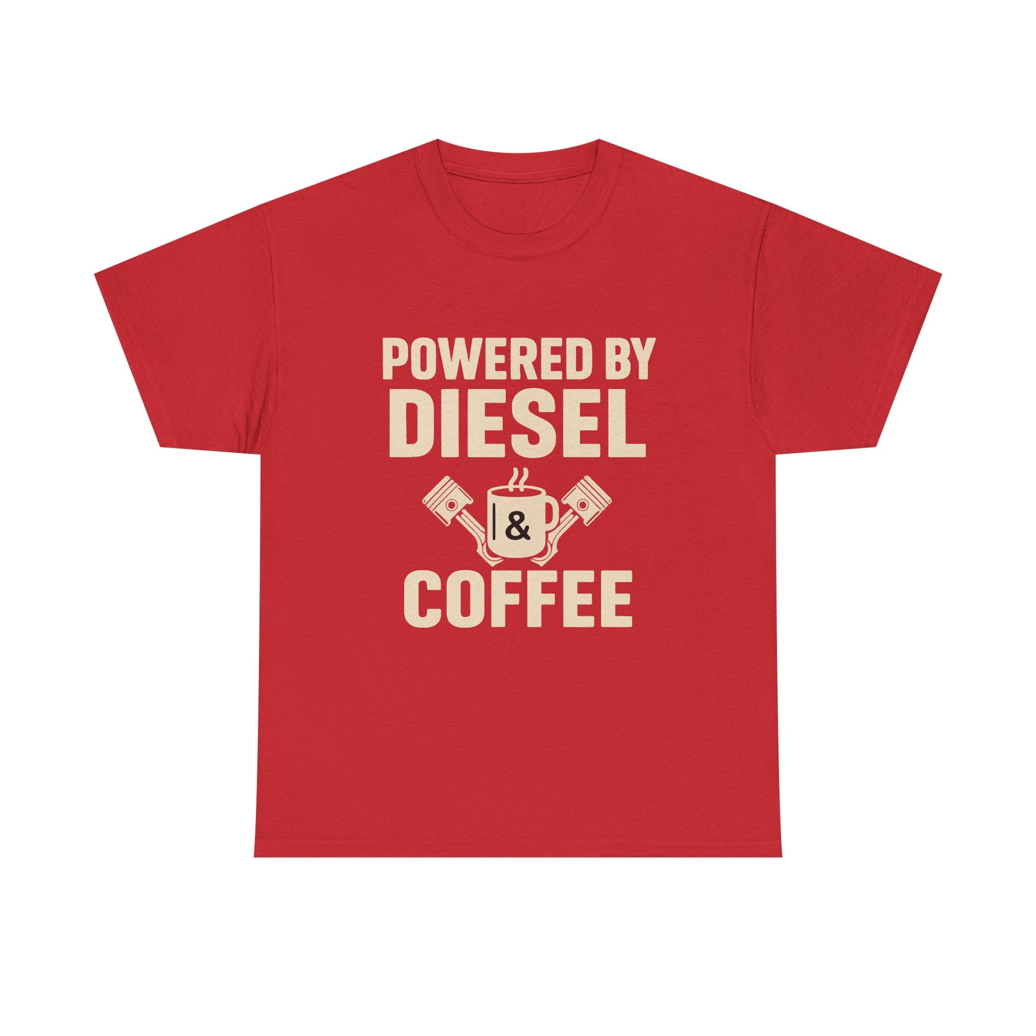 Diesel & Coffee T-Shirt - "Powered by Diesel & Coffee" (EU)